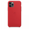 Силіконовий чохол Silicone Case Red на iPhone 11 Pro Max-преміальна якість