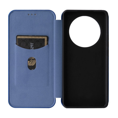 Чохол-книжка Carbon Fiber Texture на Realme 13 Pro / 13 Pro+ - синій