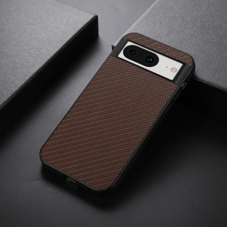 Ударозахисний чохол  Carbon Fiber Texture на Google Pixel 8 - коричневий