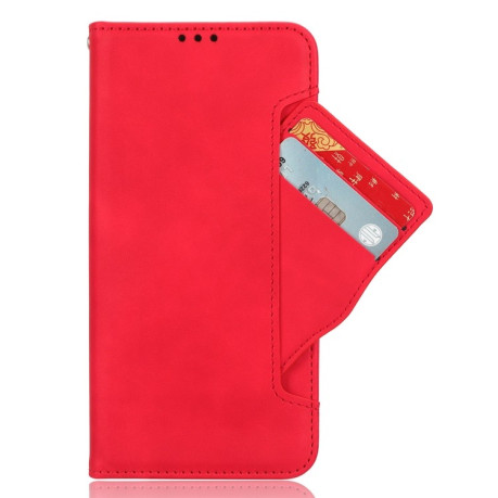 Чехол-книжка Skin Feel Calf на OnePlus 12 - красный