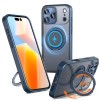 Чехол Kalebol с подставкой 360 и MagSafe на iPhone 18 Pro Max — синий