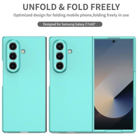 Противоударный чехол Armor Series на Samsung Galaxy Fold 7 5G - голубой