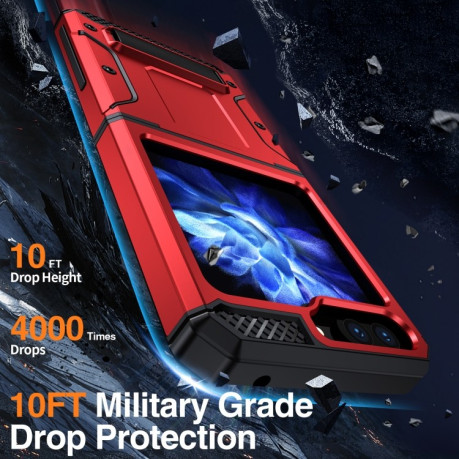 Протиударний чохол Matte with Ring Holder Samsung Galaxy Flip 5 - червоний