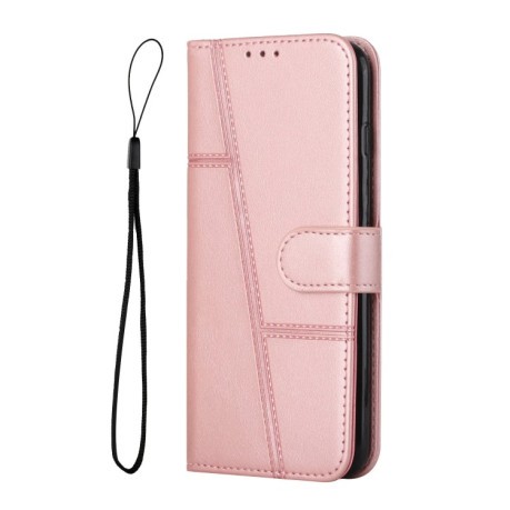 Чохол-книжка Stitching Calf Texture для Infinix Hot 50 4G - рожевий