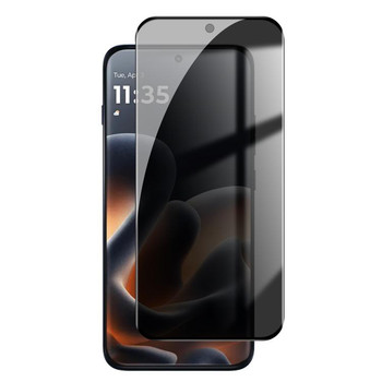 Повноекранне захисне скло Kalebol на Motorola Edge 70 Pro 5G — чорне