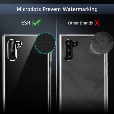 Ультратонкий силиконовый чехол ESR Air Shield Slim Clear на Samsung Galaxy Note 10- прозрачный
