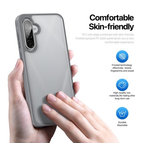 Чохол DUX DUCIS Yind Series TPU Hybrid PC  для Samsung Galaxy A36 5G / A56 5G - сірий