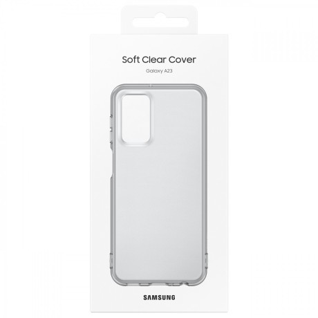 Оригинальный чехол Samsung Soft Clear Cover для Samsung Galaxy A23 - черный