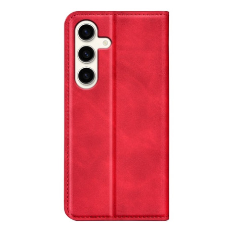 Чохол-книжка Retro Skin Feel Business Magnetic на Samsung Galaxy S24+ 5G - червоний