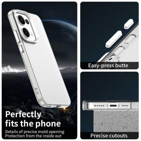 Противоударный чехол Candy Series для OPPO Reno13 5G Global - белый