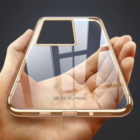 Силіконовий чохол G-Case Shiny Series для Samsung Galaxy S20 Ultra-золотий