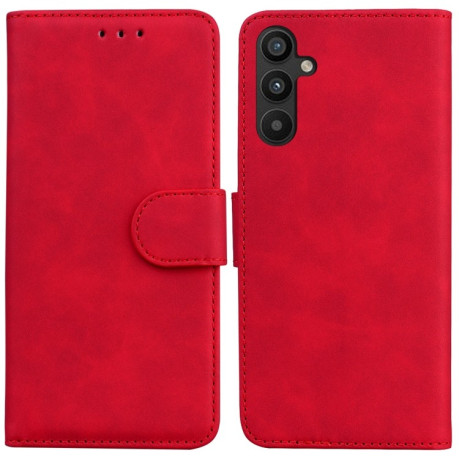 Чехол-книжка Skin Feel Pure Color для Samsung Galaxy A34 5G - красный
