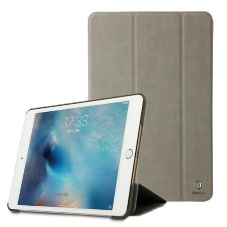 Кожаный Чехол Baseus Terse Leather Series Grey для iPad mini 4