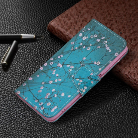 Чохол-книжка Colored Drawing Series на Xiaomi Redmi Note 10/10s/Poco M5s - Plum Blossom