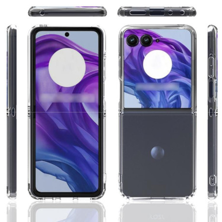 Акриловый противоударный чехол HMC для Motorola Razr 60 Ultra - прозрачный