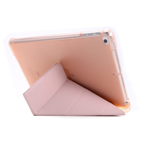 Протиударний чохол-книжка Airbag Deformation для iPad Air 2 - рожевий