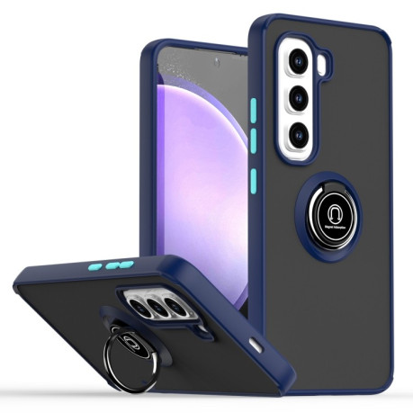 Противоударный чехол Q Shadow 1 Series для Infinix Hot 50 Pro 4G - синий