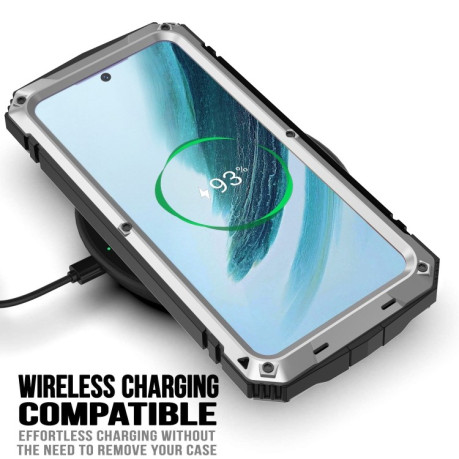 Противоударный чехол R-JUST Life Waterproof для Samsung Galaxy S24+ 5G - серебристый