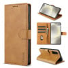 Чехол-книжка N.BEKUS CSJ-P1 Solid Color Leather на Google Pixel 8a - коричневый