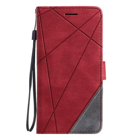 Чохол-книжка Skin Feel Splicing для Motorola Moto G75 5G - червоний