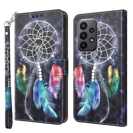 Чохол-книжка 3D Painting для Samsung Galaxy A24 4G/A25 5G - Colorful Dreamcatcher