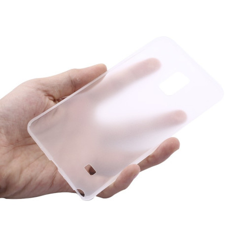 Ультратонкий Білий TPU Чохол 0.3 мм для Samsung Galaxy Note 4