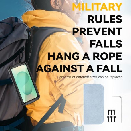Противоударный чехол R-JUST Life Waterproof на Samsung Galaxy S26+ 5G — чёрный