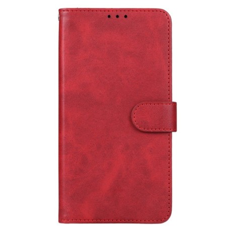 Чехол-книжка EsCase Leather для Xiaomi Redmi Note 13 4G - красный
