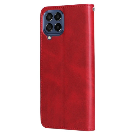 Чехол-книжка Fashion Calf Texture для Samsung Galaxy M53 5G - красный