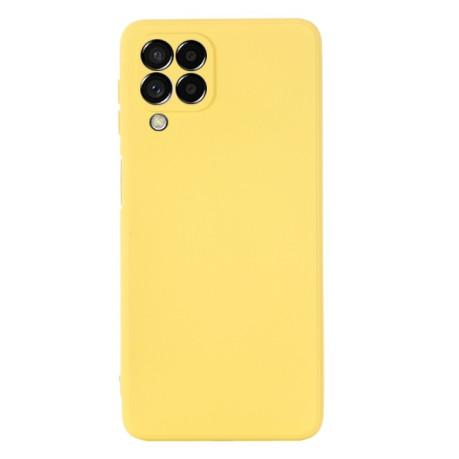 Чохол Solid Color Liquid Silicone Samsung Galaxy M53 5G - жовтий
