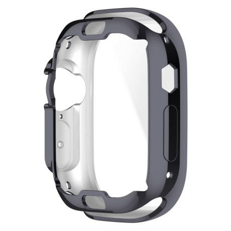Протиударна накладка Electroplating для Apple Watch Ultra 49mm - темно-сіра