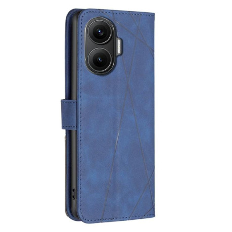 Чехол-книжка Rhombus Texture для Xiaomi Poco F7 5G - синий