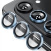 Захисне скло на камеру ENKAY Aluminium для Samsung Galaxy Fold 7 - блакитне