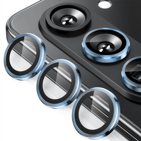 Захисне скло на камеру ENKAY Aluminium для Samsung Galaxy Fold 7 - блакитне