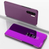 Чохол книга Clear View на Samsung Galaxy Note 10 + Plus Electroplating Mirror- фіолетовий
