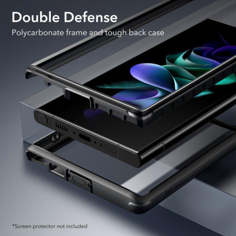 Противоударный чехол ESR Armor Kickstand для Samsung Galaxy S23 Ultra - Clear / Black