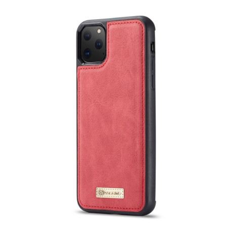 Шкіряний чохол-гаманець CaseMe-007 Detachable Multifunctional на iPhone 11 Pro Max - червоний