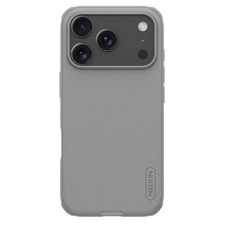 Чохол NILLKIN Frosted Shield Pro гібрид з матовим покриттям на iPhone 17 Pro - сірий