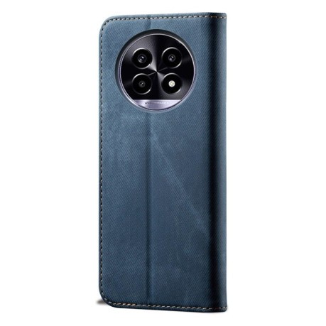 Чехол книжка Denim Texture Casual Style на Realme 13 Pro 5G Global - синий