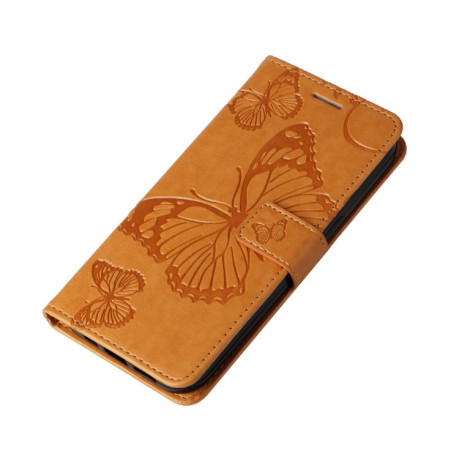 Чохол-книжка Embossed Butterfly  для Samsung Galaxy A26 5G - жовтий
