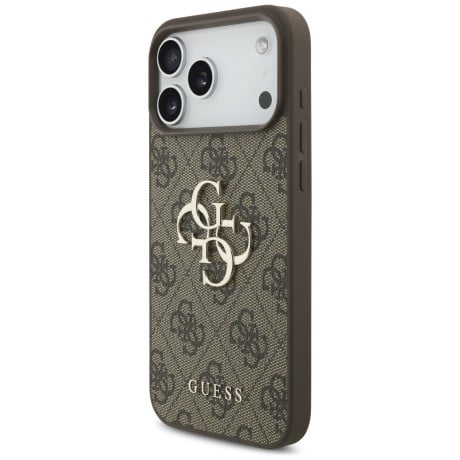 Оригинальный чехол Guess 4G Big Logo на iPhone 17 Pro Max - Brown