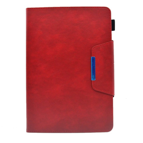 Універсальний Чохол-книжка Suede Cross Texture Magnetic Clasp Leather для Планшета діагоналі 10 inch - червоний