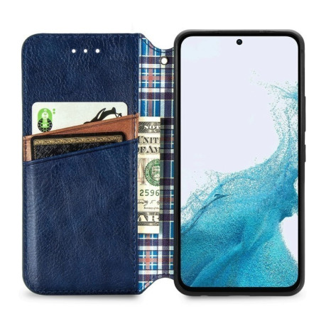Чохол-книжка Cubic Grid  для Samsung Galaxy A36 5G - синій