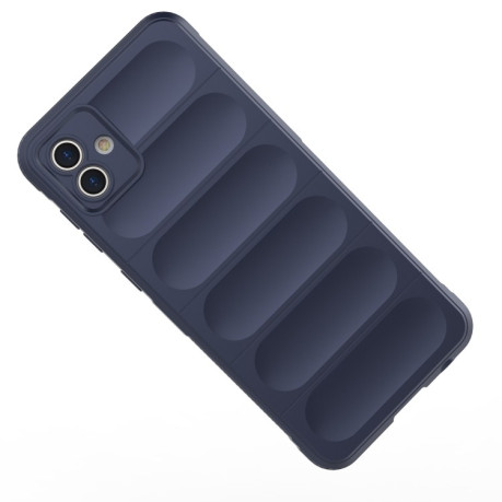 Силіконовий чохол Magic Flannel для Samsung Galaxy A04 4G - темно-синій