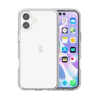 Противоударный чехол Terminator Style для  iPhone 16 - прозрачный