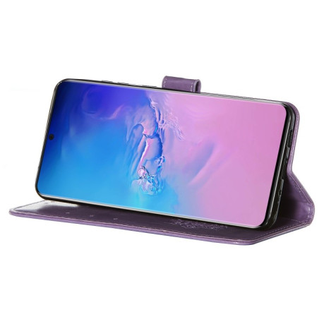Чохол-книжка Dream Catcher Printing на Samsung Galaxy S20 Ultra - фіолетовий