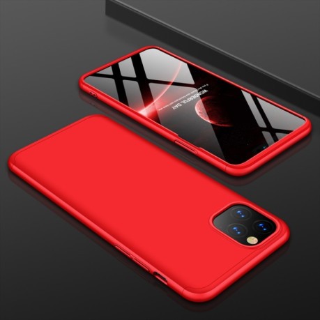 Противоударный чехол GKK Three Stage Splicing на iPhone 11 Pro Max - красный