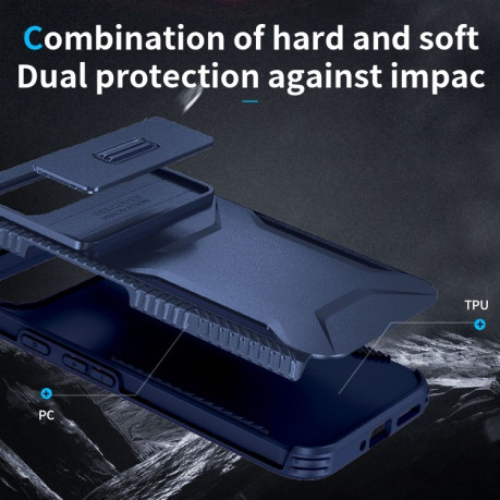Протиударний чохол Sliding Camshield для Google Pixel 9 Pro XL - синій