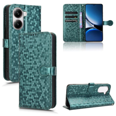 Чохол-книжка Honeycomb Dot для Xiaomi Poco X7 Pro 5G - зелений