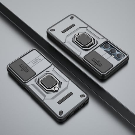Протиударний чохол Sliding Camshield для Realme C65 4G Global - сірий